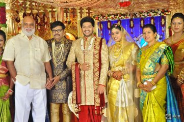 Music Director Koti Son Rajeev Wedding Reception Photos